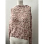 ZARA Pink Marbled Chunky Cardigan M Button Down Soft Cute Preppy Coquette Tweed Photo 1