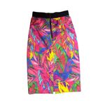 Milly  Tropical Print Skirt Colorful Photo 1