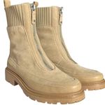 Sam Edelman Sam Edleman Boots Womens 8 Leone Leather Chunky Mid Calf Combat Shoes Tan Photo 1