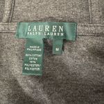 Lauren Ralph Lauren Brown Hooded Lightweight Toggle Jacket Leather Accents Med Photo 5