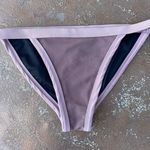 Beach Riot Free People x  Becca Ribbed Color Block Bikini Bottoms in pink sz m Photo 1