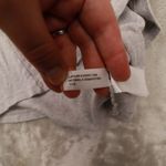 Ralph Lauren Lauren  Womens Gray Knit Short Cuff Sleeves V-Neck Shirt size Medium Photo 8