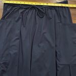 Halara Navy Blue Mid Rise Drawstring Pocket Palazzo Flowy Wide Leg Pants Size 1X Photo 9