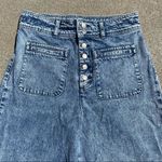 Free People  Acid Wash Retro Colette Wide Leg Jeans size 29 Photo 3