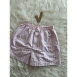 SKIMS Cotton Poplin Short Pale Pink Pencil Stripe Size XS Photo 3