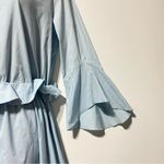 Altuzarra Powder Blue Flounce Ruffle Peplum Dress Size 38 Medium 8 Photo 3