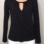Sophie Max New. Black drape tee. NWOT Photo 0