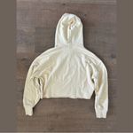 naadam yellow cropped hoodie pullover cashmere blend sweatshirt Photo 4