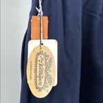 Villager  Navy Blue Women's Trousers 100% wool vintage dead stock new minimalist Photo 8