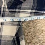 Westport 1962 Women’s.  Flannel Top. Size‎ Medium. Blue Plaid Photo 7