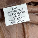 Yoana Baraschi Anthropologie Satin Brocade Retro Car Coat Jacket Cream Pink 4 Photo 10