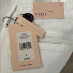 NYDJ New Teresa Wide Leg Ankle Jeans Women’s Size 2 in Optic White Photo 2