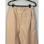 Free People  Wide Leg Cropped Utility Pants Khaki Tan Women's Size Medium Photo 8