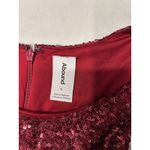 Abound  Stretch Knit Sequin Mini Dress in Burgandy. Size L. NWOT Photo 2