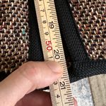 100% Silk Freddy’s Tweed Cropped Jacket Petite Medium — Boxy Fit Black Trim Brown Size undefined Photo 6