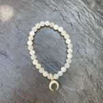 Free People Beaded white moon stone bracelet Photo 1