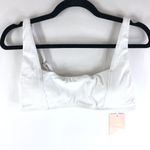 ANDIE  Swim The Havana Rib Bikini Top Removable Cups White 3XL Photo 3
