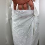 Charter Club  100% X Small White Romantic Flora Embroidered Robe Cottagecore Photo 6