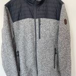 Free Country  Men's Frore Sweater Knit Fleece Jacket Full Zip Size XL Color: Fog Photo 0