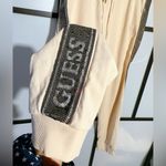 Guess active fashion paved logo shinny pants Beige Soft sweatpants jumpsuit Photo 3