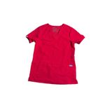 FIGS  Technical Collection Scrub Top Womens XSmall Red Pockets Photo 2