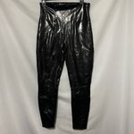 Spanx Black Faux Leather Leggings Wo Size Large Very good clean condition Photo 4