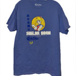 Forever 21 Sailor Moon Graphic Tee T-Shirt Women’s Blue Size M/L Cotton Anime Photo 0