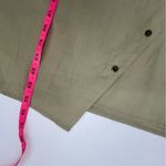 The Frankie Shop NWT  Roan asymmetric button down top beige green sz M Photo 7