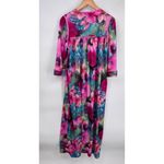 Vintage Sears Carriage Court Zip Robe Housedress Womens S 8/10 Pink Floral Photo 11