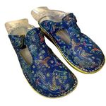 Alegria  Leather Classic Birdland Novelty Print Clog Mules Size EU 38 Photo 0