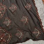 Indian Embroidered Brown Wrap Photo 1