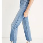 Madewell  Classic Straight Jean Size 37 Corrie Wash - Step Hem Photo 2