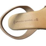 Spanish Sandal Co. Espadrille Wedge Slingback Sandals 39/8 Photo 3