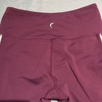 Zyia  Active Plum Logo Stripe Light N Tight Hi-Rise Crop 17" Size 2 C34 Photo 5