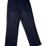 Ming Wang  Heavy Knit Pull On Pants | Navy Blue | Medium Photo 0