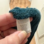 Aerie | Teal Blue Drawstring Cowl Neck Cropped Hoodie Sweatshirt Photo 3