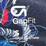 GapFit Navy Floral Capri Leggings Photo 4