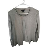 Banana Republic Light Gray Knit Sweater Photo 0
