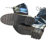 None Women’s Lace Up Knee High Combat Boot NEW Size 38 (US7) Photo 2