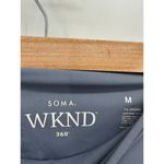 Soma  WKND 360 Leggings Women Medium Blue Gray Compression Fitted Crop Ankle Photo 5