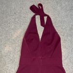 Dress the Population Camden Mermaid Hem Evening Gown Maxi Burgundy S Photo 8