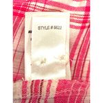 Aeropostale  Large Pink White Plaid Button Up Long Sleeve Shirt All Cotton Trendy Photo 7