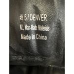 Volatile Women Black Leather Western Cowboy Boots Size 8.5 Denver Heel Photo 6