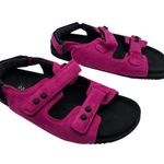 Roam Footwear Womens Size 42 US 11 Touch Double Strap Sandals Pink Open Toe Chic Photo 0