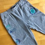 Brooklyn Cloth āProceed With Cautionā Smiley Face Sweatpants, Gray, Size XL Photo 2