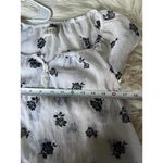 Abercrombie & Fitch  White Boho Blouse with Black Floral Design XS Photo 6