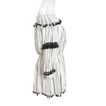 Tularosa  Jacqueline Tunic Mini Dress Women’s Size XS Ivory Striped Tribal Lined Photo 2