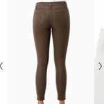 frame denim  Le High Skinny Jeans in Coated Military Size 27 Photo 2