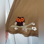 Natural Life Cotton Y2K CampCore Brown Owl Appliqué Sewn On Mini Skirt Sz Large Photo 8