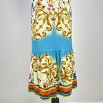 Johnny Was NWOT  Felix Trapeze Midi Dress Floral Size XXS Short-sleeved V-neck Photo 10